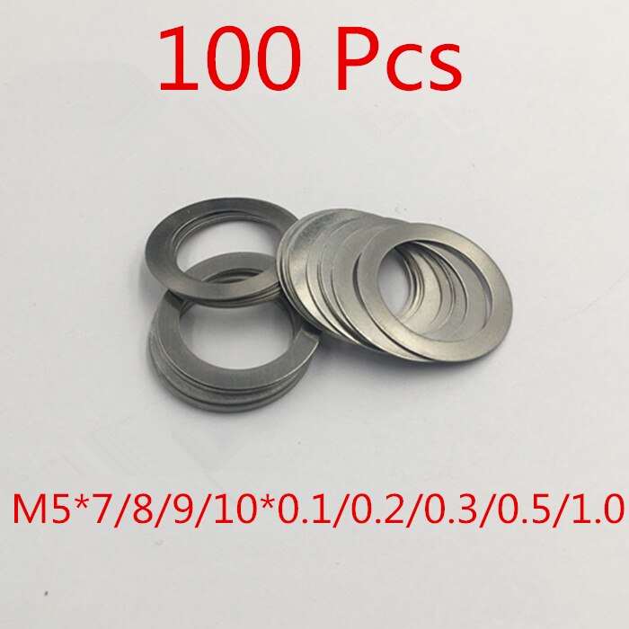 100 pcs m5 ÷  ͼ  0.1mm 0.2mm 0.3mm 0.5mm 304 ..